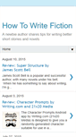 Mobile Screenshot of howtowritefiction.info