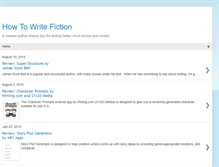 Tablet Screenshot of howtowritefiction.info